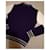 Autre Marque Slash Jeans Herren Wollpullover Weiß Dunkelviolett - Ansicht 11