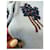 Autre Marque Shushu/Tong Blue Embroidered Wool Cardigan Light blue  - view 3
