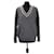 Brunello Cucinelli V-Ausschnitt Strickpullover Grau Beige  - Ansicht 1