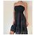 Autre Marque Vestido palabra de honor Charo Ruiz con encaje negro - vista 2