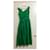 Zimmermann Robe Midi Twiggy en Lin Verte  - vue 2