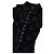 Chanel Mono corto de terciopelo negro logo CC - vista 3