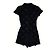 Chanel Mono corto de terciopelo negro logo CC - vista 7
