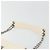 CHANEL Choco Bar Chain Shoulder Bag Lamb Skin White Silver CC Auth 177622 Argento Bianco - vista 14