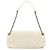 CHANEL Choco Bar Chain Shoulder Bag Lamb Skin White Silver CC Auth 177622 Argento Bianco - vista 2