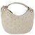Borsa a Spalla Jimmy Choo in Pelle Avorio Argento Auth BA12565A Crudo - vista 13
