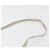 Borsa a Spalla Jimmy Choo in Pelle Avorio Argento Auth BA12565A Crudo - vista 14