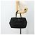 Borsa a mano PRADA Ribbon Nylon Nero Oro Auth 179608 D'oro - vista 24
