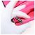 CHANEL Cambon Line Long Wallet Lamb Skin Black White CC Auth 176413A Nero Bianco - vista 21