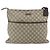 Borsa a tracolla GUCCI GG Supreme in PVC e pelle Beige Argento 141198 Auth 179200 - vista 13