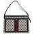 Borsa a tracolla GUCCI GG Supreme Sherry Line PVC Blu Navy Oro 14 02 013 Auth 178297 D'oro - vista 13
