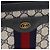 Borsa a tracolla GUCCI GG Supreme Sherry Line PVC Blu Navy Oro 14 02 013 Auth 178297 D'oro - vista 18
