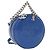 CHANEL Matelasse Chain Shoulder Bag Patent leather Blue Silver CC Auth 179626SAM Argento