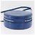 CHANEL Matelasse Chain Shoulder Bag Patent leather Blue Silver CC Auth 179626SAM Argento - vista 5