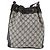 GUCCI GG Supreme Sherry Line Bag PVC Navy Gold Red 41 02 034 Auth 179646 Golden Navy blue - view 2