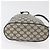 GUCCI GG Supreme Sherry Line Bag PVC Navy Gold Red 41 02 034 Auth 179646 Golden Navy blue - view 5