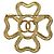 CHANEL Brooch metal Gold Tone CC Auth bs35091M - view 6