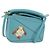 LOEWE �~ Ghibli Howl's Puzzle Bag Mini Hin Bag Leather 2way Blue Auth 167312SM D'oro Blu chiaro