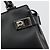 Borsa a mano Salvatore Ferragamo Gancini in pelle 2way nera argento Auth ka4288 Nero - vista 17