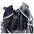 Borsa a mano Salvatore Ferragamo Gancini in pelle 2way nera argento Auth ka4288 Nero - vista 19