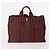 Hermès Borsa Fourre Tout HERMES Canvas 4 Set Bordeaux White pink Auth bs34897 Rosa Bianco Bordò - vista 3