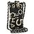 CHANEL By Sea Line Chain Shoulder Bag Canvas Black Silver CC Auth bs35066A Nero Argento