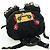 Zaino PRADA Robot Nylon Nero Argento Auth 176514SAV - vista 6