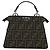 FENDI x FRGMT x POKMON Zucca Peek A Boo Dratini Bag 2way Brown Auth 167302SM Marrone Nero - vista 2
