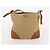 PRADA Schultertasche Canvas Nylon Leder 3er Set Braun Weiß Authentisch bs34891 - Ansicht 18