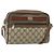 Borsa GUCCI GG Supreme Web Sherry Line PVC Beige Oro 56 02 087 Auth 178729 D'oro