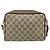 Borsa GUCCI GG Supreme Web Sherry Line PVC Beige Oro 56 02 087 Auth 178729 D'oro - vista 2