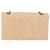 CHANEL Matelasse Chain Shoulder Bag Patent leather Beige Gold CC Auth 179868A D'oro - vista 2