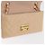 CHANEL Matelasse Chain Shoulder Bag Patent leather Beige Gold CC Auth 179868A D'oro - vista 20
