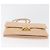 CHANEL Matelasse Chain Shoulder Bag Patent leather Beige Gold CC Auth 179868A D'oro - vista 6
