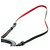 Borsa Christian Louboutin in pelle 2way Rosso Argento Auth bs35035V - vista 15
