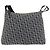 Borsa a tracolla Christian Dior Trotter Canvas Navy Silver Auth 179394A Argento Blu navy - vista 13