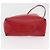 Céline CELINE Tote Bag Cabas Verticale in Pelle 2way Rosso Argento Auth hk3730A - vista 5