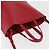 Céline CELINE Tote Bag Cabas Verticale in Pelle 2way Rosso Argento Auth hk3730A - vista 6