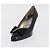 Décolleté GIVENCHY in vernice nero e oro Auth ti3934 D'oro - vista 19