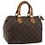 LOUIS VUITTON Borsa Monogram Speedy 25 M41528 LV Auth 179246A Monogramma