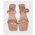 Khaite Kitten Heel Mules aus rosa Textil - Größe 38 Gebraucht - Ansicht 2