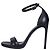 Décolleté Tribute in pelle nera Saint Laurent Taglia 37 Usato