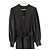 Tara Jarmon Schwarzes Midikleid mit Gürtel