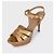 Sandali Tribute in pelle dorata Saint Laurent - Sz. 38.5 usato - vista 3