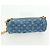 LOUIS VUITTON Borsa Monogram Denim Papillon MM Blu M46830 LV Auth 179081SM - vista 20