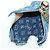 LOUIS VUITTON Borsa Monogram Denim Papillon MM Blu M46830 LV Auth 179081SM - vista 22