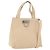 Borsa Salvatore Ferragamo Gancini in pelle 2way Beige Argento Auth BA12510