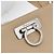 Borsa Salvatore Ferragamo Gancini in pelle 2way Beige Argento Auth BA12510 - vista 18