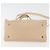 Borsa Salvatore Ferragamo Gancini in pelle 2way Beige Argento Auth BA12510 - vista 5
