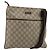 Borsa a tracolla GUCCI GG Supreme PVC Beige Argento 141626 Auth ka4329